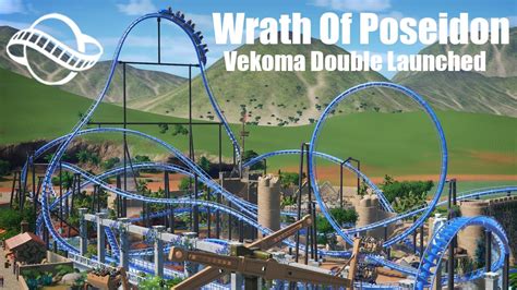 Wrath Of Poseidon 🔱 Vekoma Double Launched Onride Planet Coaster