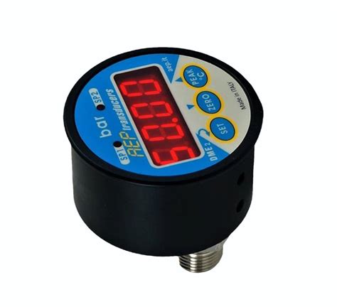 2 Inch 50 Mm AEP Transducer Digital Pressure Gauge 0 To 300 Bar 0 To