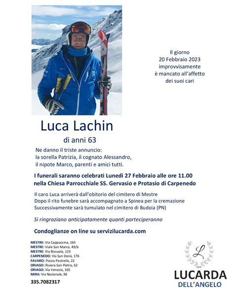 Luca Lachin Imprese Funebri Cav Lucarda Dell Angelo