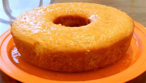 Bolo De Laranja Cobertura De Laranja Confira