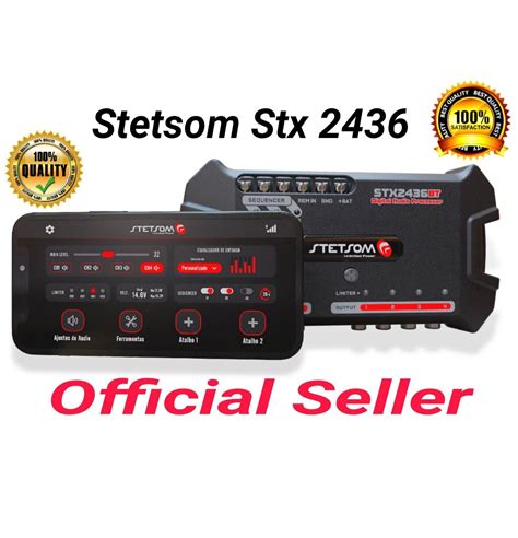 Stetsom Stx Digital Audio Processor Channels Way Bluetooth Dsp