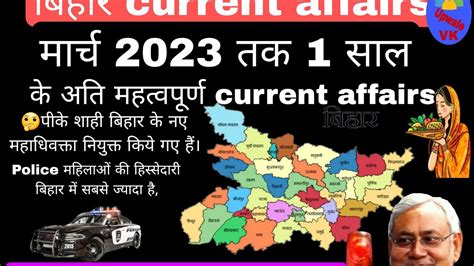 Bihar Current Affairs Last One Year March