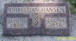 Christian Hansen 1878 1956 Mémorial Find a Grave