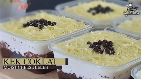 Kek Coklat Moist Cheese Leleh Boleh Untuk Jualan Youtube