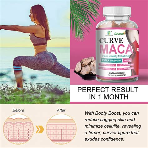 Winstown Curve Maca Butt And Hips Enhancement Gummies 60 Count