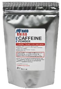 Caffeine in Pure Caffeine Powder