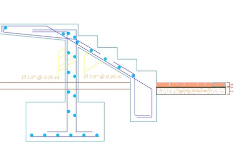 Gradas Con Voladizo En AutoCAD Descargar CAD 35 58 KB Bibliocad