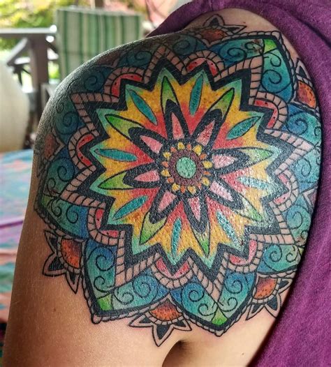 Mandala Shoulder Tattoo Mandala Tattoo Shoulder Shoulder Tattoo