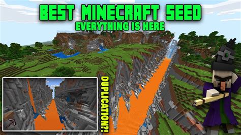 The BEST Minecraft Seed Ever For Bedrock Edition HAS ALOT OF