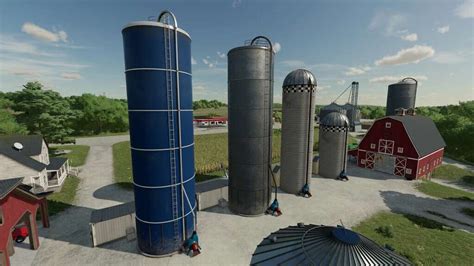 American Fermenting Silos Farming Simulator 22 Mod Ls22 Mod Fs22 Mod