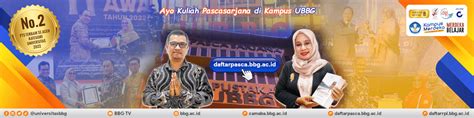 daftar program pascasarjana ubbg
