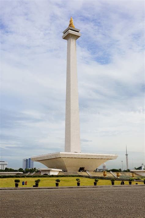 Indonesia Jakarta The National Monument Monas Stock Photo Image Of