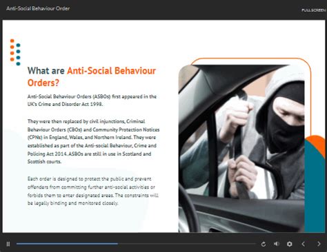 Online Anti Social Behaviour Asb Course Uk