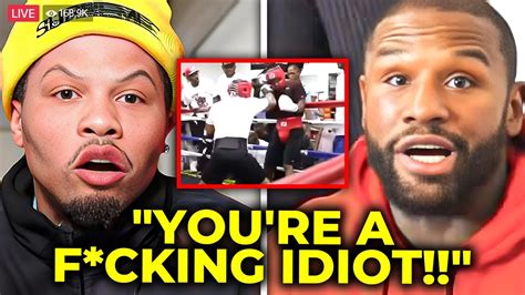 Gervonta Davis Confronts Floyd Mayweather For Leaking Sparring Footage