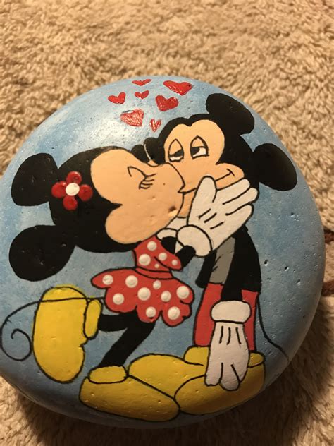 Pin On Painted Rocks Cartoon Characters Rock Painting Patterns Rock