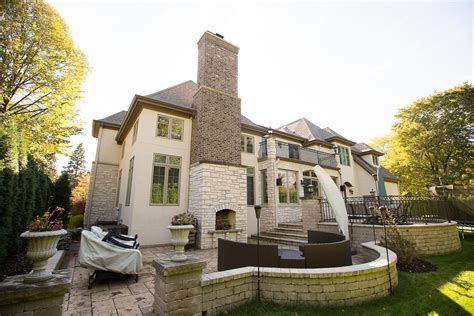 Stone Patio French Style Architecture Gallagher Arch