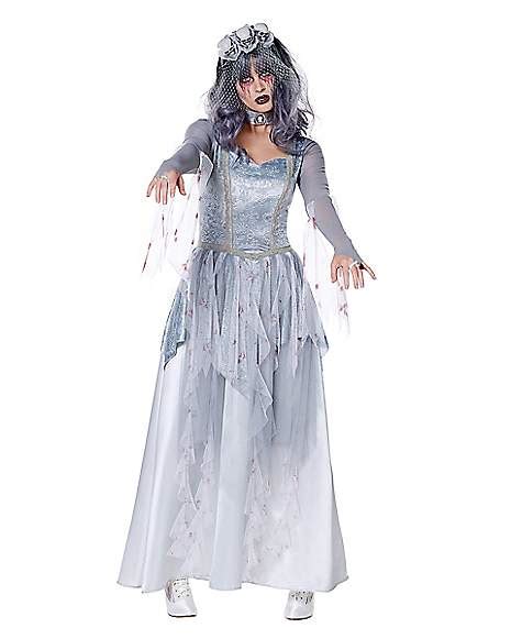 Adult Zombie Bride Costume - Spirithalloween.com