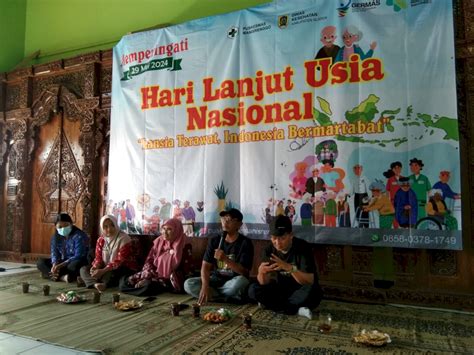 Hari Lanjut Usia Nasional Hlun Kecamatan Mansirenggo Kabupaten