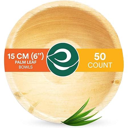 Buy ECO SOUL 100 Compostable Biodegradable Disposable Palm Leaf