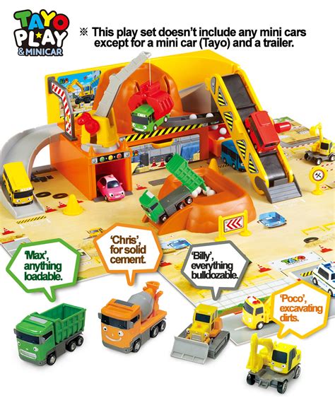 Tayo Mini Car Toy For Kids (Heavy Equipment) - Tayo the Little Bus