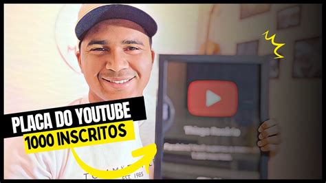 Placa De Inscritos Do Youtube Thiago Ros Rio Youtube