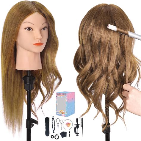 Amazon Newshair Blonde Mannequin Head Real Human Hair