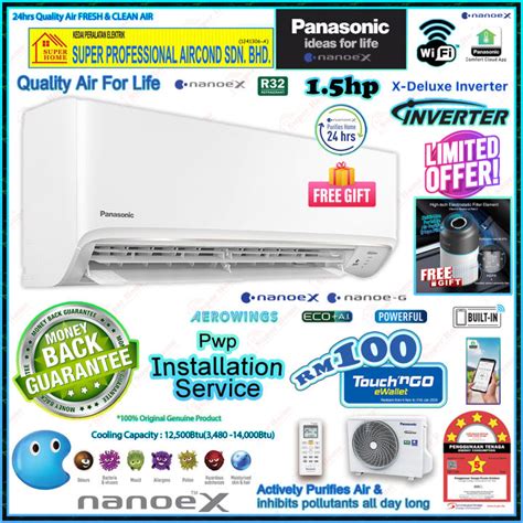 Save Panasonic X Deluxe Inverter Air Conditioner Cs Xpu Xkh A Cu