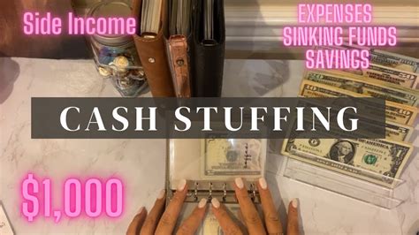 Cash Stuffing Side Income Sinking Funds Savings Challenges Youtube