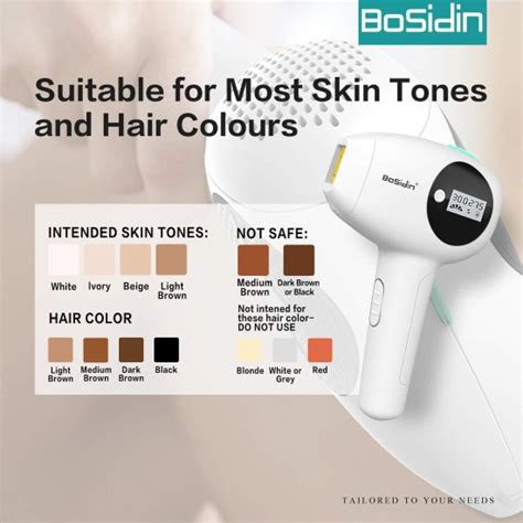 Bosidin Ipl Laser Hair Removal 550k Flash With Separate Ice Cool Head