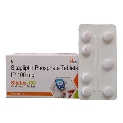 100mg Sitagliptin Phosphate Tablets Ip At 265 00 INR In Nashik 3biz