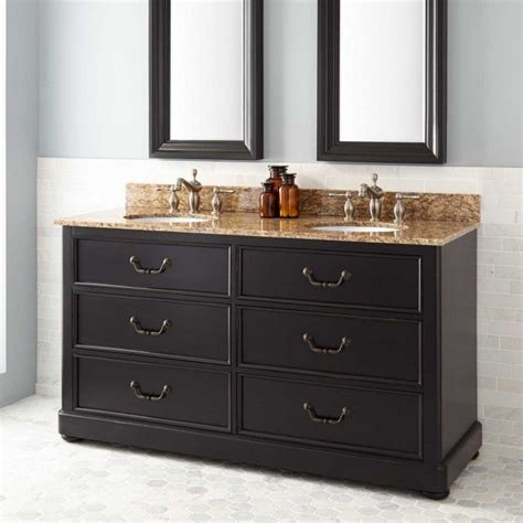 Karryna Mahogany Vanity For Undermount Sink Black Carerra