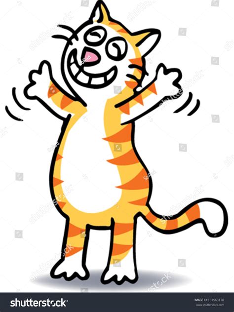 Playful Cat Stock Vector Royalty Free 131563178 Shutterstock