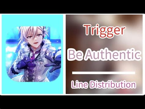 Be Authentic Trigger Line Distribution YouTube