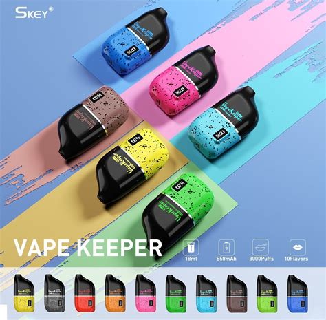 Skey Vapekeeper 8000 E Liquid Battery Indicator Smart Disposable Vape