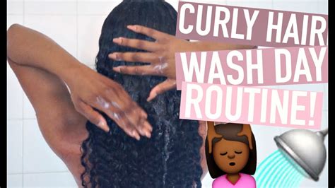 Curly Hair Wash Day Routine Ft Unice YouTube