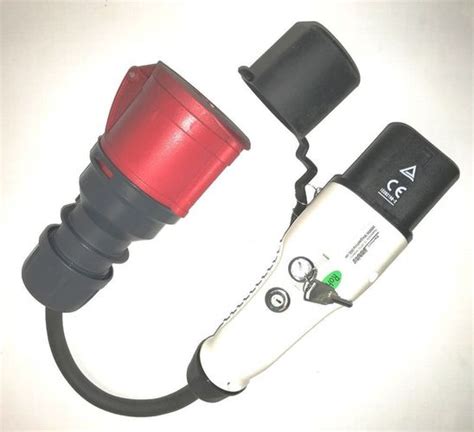 Ev Ladekabel Typ 2 Auf Cee 16 A 3 Phasen Mit Cee Adapter Zum Laden V