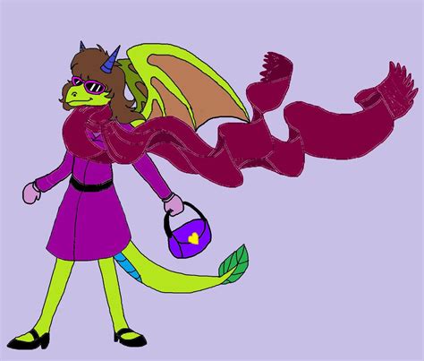 Anthro Renee Pretty In Purple By Rosefang16 On Deviantart