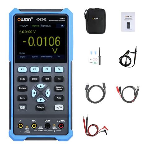 OWON HDS242 Handheld Digital Oszilloskop Multimeter 2CH USB TypC 40MHz