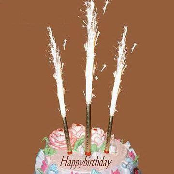 happy birthday sparkler candles - Full Grown Journal Pictures Library