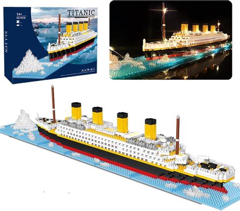 Jqmeg Titanic Micro Mini Building Blocks Set 1860pcs 3d