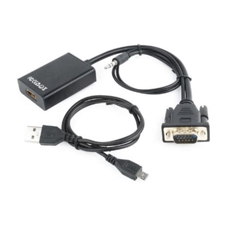 Перехідник VGA to HDMI Cablexpert A VGA HDMI 01 купити у Львові