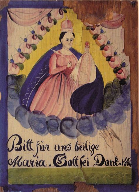 Ex Voto Votivtafel wohl aus Deutschland oder Österreich 19