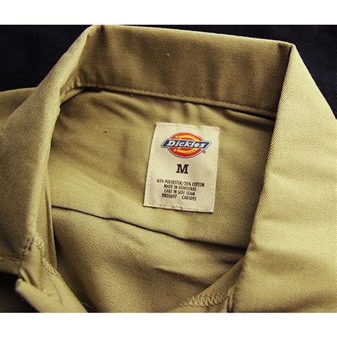 Dickies ディッキーズ Us 長袖 ワークシャツ Long Sleeve Work Shirt Khaki 574 5871