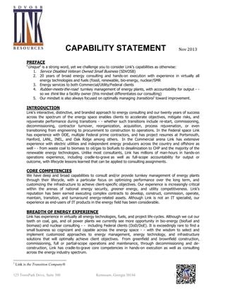 Energy Consulting SDVOSB Capability Statement Corporate PDF