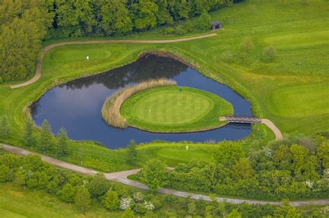 Mülheim an der Ruhr aus der Vogelperspektive Golfplatz Golfclub