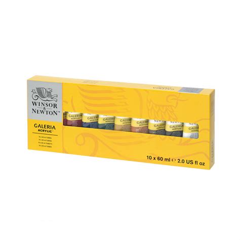 Winsor Newton Galeria Acrylic X Ml Tube Set Clark Craft Products