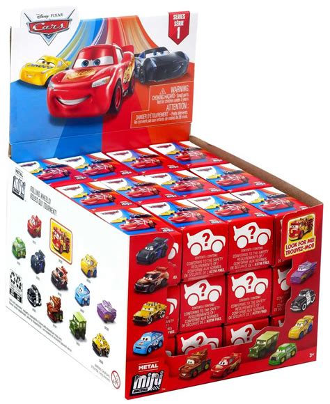 Disney Cars 3 Metal Mini Racers Series 1 Mystery Box 36 Packs Mattel