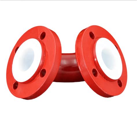 Customized High Quality PTFE Lined Pipes Elbow And Tee Reducer