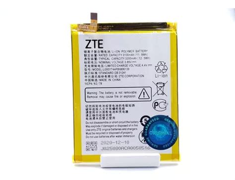 Bateria Mod Li T P H Zte Blade A Original Cuotas Sin Inter S