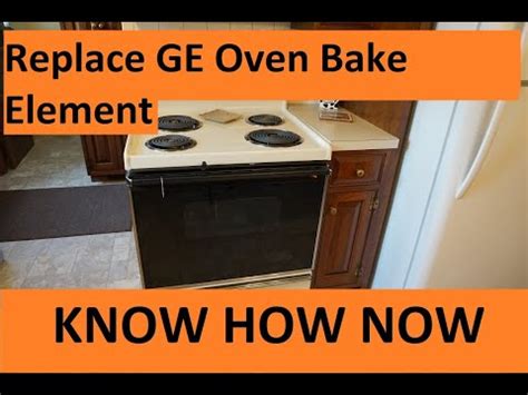 How To Replace Bake Element In A Ge Oven Youtube